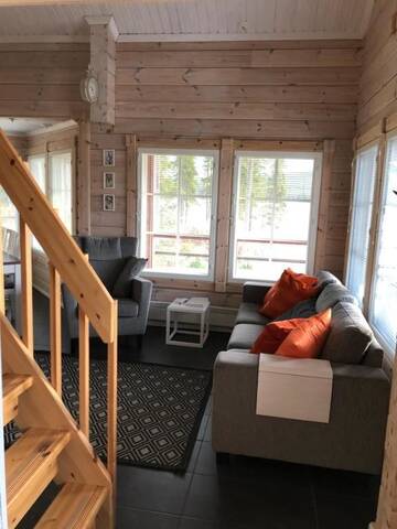 Фото номера Шале с 3 спальнями Кемпинги Kenttäniemi Cottages г. Сонка 36