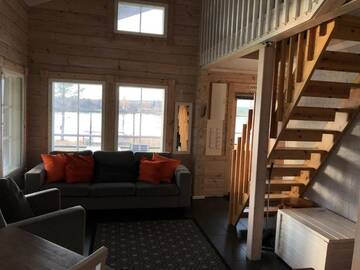 Фото номера Шале с 3 спальнями Кемпинги Kenttäniemi Cottages г. Сонка 38