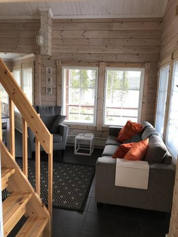 Фото номера Шале с 3 спальнями Кемпинги Kenttäniemi Cottages г. Сонка 14