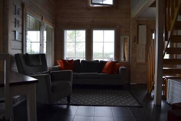Фото номера Шале с 3 спальнями Кемпинги Kenttäniemi Cottages г. Сонка 18