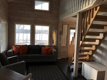 Фото номера Шале с 3 спальнями Кемпинги Kenttäniemi Cottages г. Сонка 9