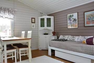 Фото номера Bungalow with Patio - Karpalo Дома для отпуска Palojärven Lomakeskus г. Сонка 12
